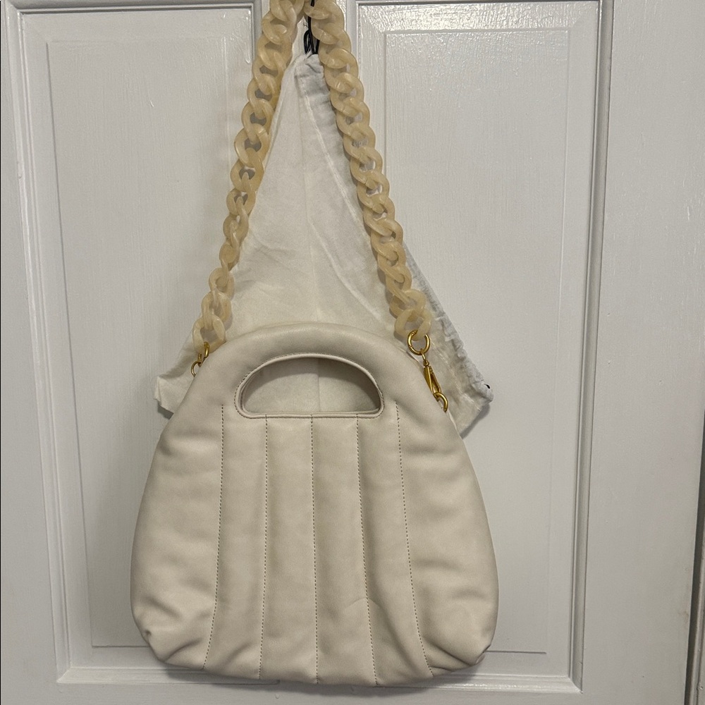 Fawn Design Cream Shoulder Bag